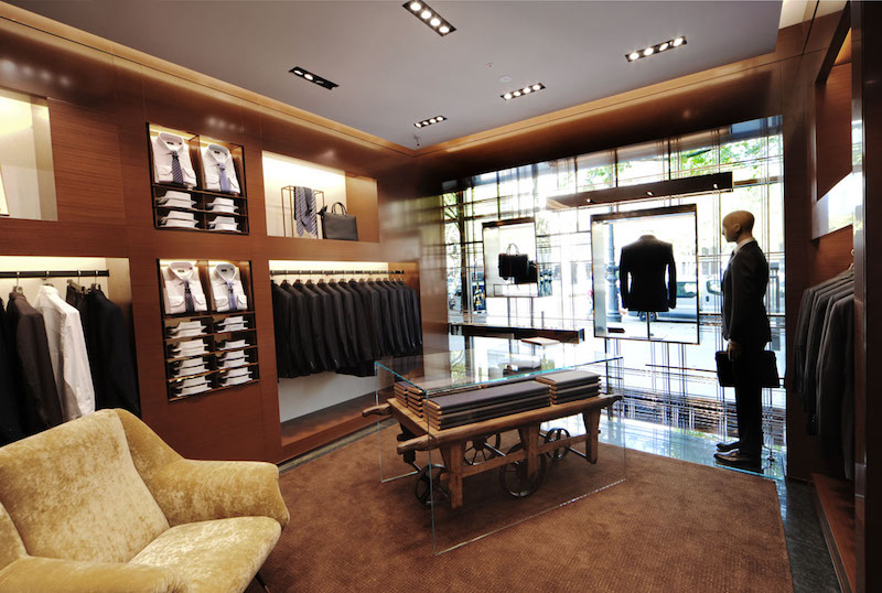 Going to shopping See the world's 3 most stylish Luxury  Stores-Ermenegildo-Zegna-Boutique-Paris-Couture-Room, BRABBU